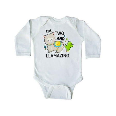 Inktastic Im Two and Llamazing with Llama and Cactus Gift Baby Boy or Baby Girl Long Sleeve Bodysuit
Inktastic Im Two and Llamazing with Llama and Cactus Gift Baby Boy or Baby Girl Long Sleeve Bodysuit