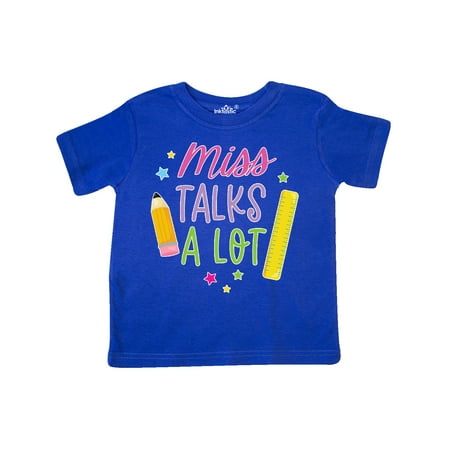 Inktastic Back To School Miss Talks a Lot Gift Toddler Toddler Girl T-Shirt
Inktastic Back To School Miss Talks a Lot Gift Toddler Toddler Girl T-Shirt