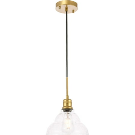 Brass Tone Finish Pendants 9 Wide Clear Bubble Glass Round Shade E26 Bulb Type 1 Light Fixture
Brass Tone Finish Pendants 9 Wide Clear Bubble Glass Round Shade E26 Bulb Type 1 Light Fixture