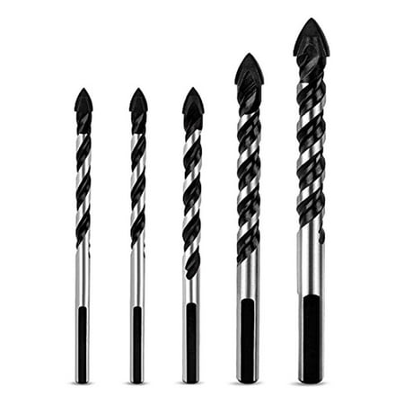 SJENERT 5pcs Tungsten Carbide Tip Tile Drill Bits Set,Triangle Twist Drill For Porcelain Ceramic Glass 6~12mm
SJENERT 5pcs Tungsten Carbide Tip Tile Drill Bits Set,Triangle Twist Drill For Porcelain Ceramic Glass 6~12mm