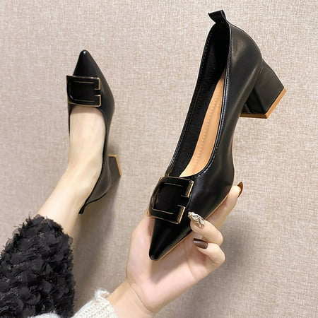 Mishuowoti casual shoes for women 2023 Women Casual Shoes Fashion Pointed Toe Simple Letters New Pattern High Heels Comfortable Square Heel Thick Heel
Mishuowoti casual shoes for women 2023 Women Casual Shoes Fashion Pointed Toe Simple Letters New Pattern High Heels Comfortable Square Heel Thick Heel