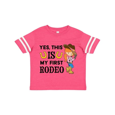 Inktastic Yes This is My First Rodeo- Cowgirl in Hat and Boots Gift Toddler Toddler Girl T-Shirt
Inktastic Yes This is My First Rodeo- Cowgirl in Hat and Boots Gift Toddler Toddler Girl T-Shirt