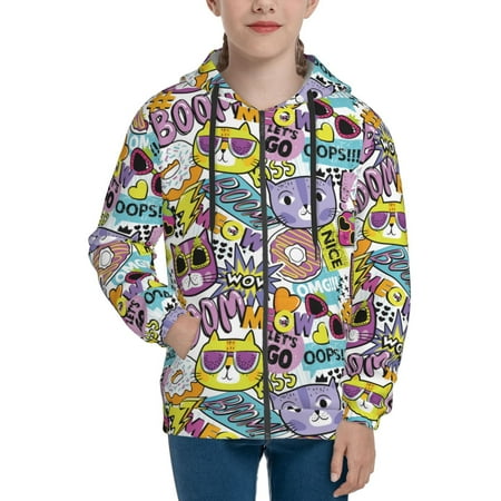 Hoodies for Women Modern Abstract Glasses Cat Long Sleeve Sweatshirt Drawstring Zip Up Hoodie with Pockets Teen Girl Clothes
Hoodies for Women Modern Abstract Glasses Cat Long Sleeve Sweatshirt Drawstring Zip Up Hoodie with Pockets Teen Girl Clothes