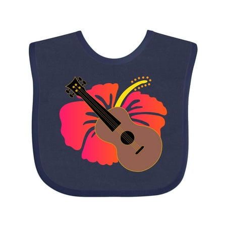 Inktastic Ukulele Hawaiian Music Gift Baby Girl Bib