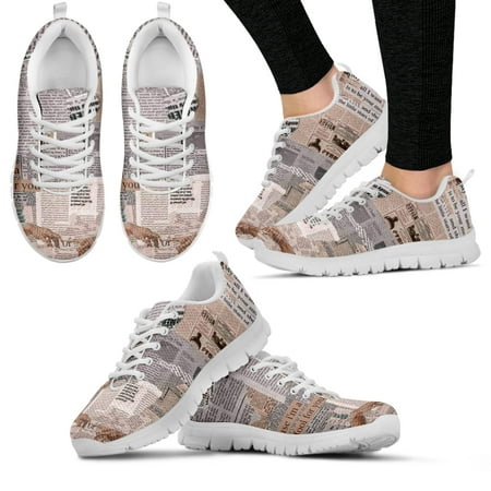 2021 New Fashion Newspaper Printed Ladies Flat Shoes Breathable Lace up Casual Sneaker Women Soft Zapatillas Hot
2021 New Fashion Newspaper Printed Ladies Flat Shoes Breathable Lace up Casual Sneaker Women Soft Zapatillas Hot