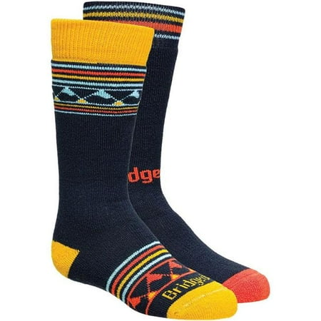 Bridgedale 760780 Kids Merino Ski Sock Blue & Yellow - Medium - Pack of 2
Bridgedale 760780 Kids Merino Ski Sock Blue & Yellow - Medium - Pack of 2