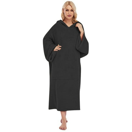 Njoeus Women s Autumn And Winter New Long-sleeved And Homewear Hooded Solid Color Loose Pajamas Long-sleeved Hooded Suit
Njoeus Women s Autumn And Winter New Long-sleeved And Homewear Hooded Solid Color Loose Pajamas Long-sleeved Hooded Suit