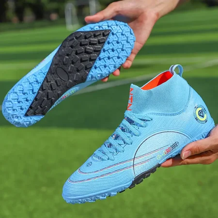 GEDER-S2 Unisex Professional Turf Soccer Shoes High Top Anti Skid Football Cleats Football Boots Football Shoes For Competition Training Athletics
GEDER-S2 Unisex Professional Turf Soccer Shoes High Top Anti Skid Football Cleats Football Boots Football Shoes For Competition Training Athletics