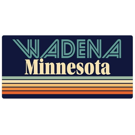 Wadena Minnesota 5 x 2.5-Inch Fridge Magnet Retro Design