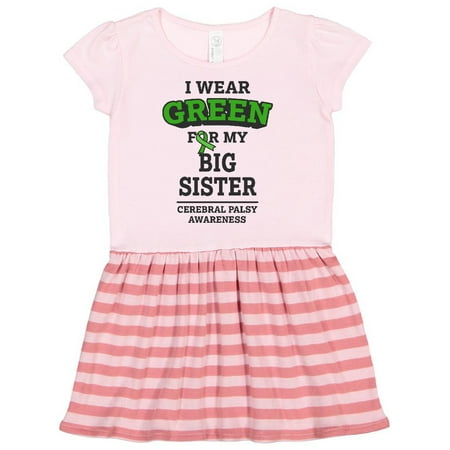 Inktastic I Wear Green For My Big Sister For Cerebral Palsy Gift Toddler Girl Dress
Inktastic I Wear Green For My Big Sister For Cerebral Palsy Gift Toddler Girl Dress