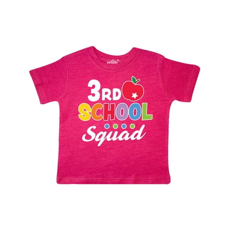 Inktastic 3rd Grade School Squad with Apple and Star Gift Toddler Boy or Toddler Girl T-Shirt
Inktastic 3rd Grade School Squad with Apple and Star Gift Toddler Boy or Toddler Girl T-Shirt