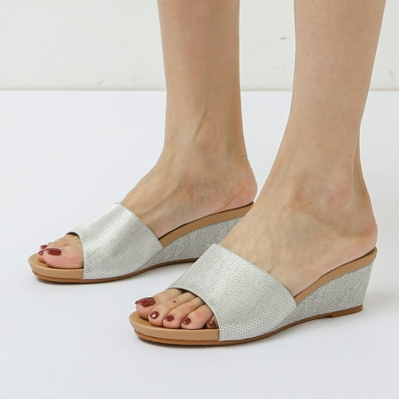 Mishuowoti sandals for women 2023 Fashion Spring And Summer Women Sandals Wedge Heel Open Toe Solid Color Comfortable And Simple Casual Style
Mishuowoti sandals for women 2023 Fashion Spring And Summer Women Sandals Wedge Heel Open Toe Solid Color Comfortable And Simple Casual Style