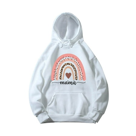 JDEFEG Pajamas for Family Of 6 Women Casual Hooded Pocket Sweatshirt Love Leopard Print Rainbow Print Parent Child Wear Sweatshirt Christmas Light Pajama Pants for Family White Xxl
JDEFEG Pajamas for Family Of 6 Women Casual Hooded Pocket Sweatshirt Love Leopard Print Rainbow Print Parent Child Wear Sweatshirt Christmas Light Pajama Pants for Family White Xxl