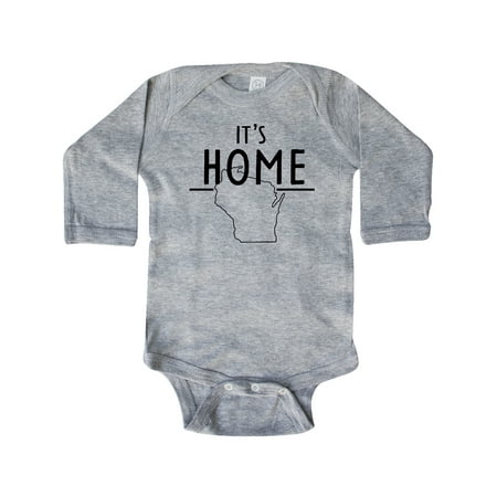 Inktastic It s Home- State of Wisconsin Outline Gift Baby Boy or Baby Girl Long Sleeve Bodysuit
Inktastic It s Home- State of Wisconsin Outline Gift Baby Boy or Baby Girl Long Sleeve Bodysuit