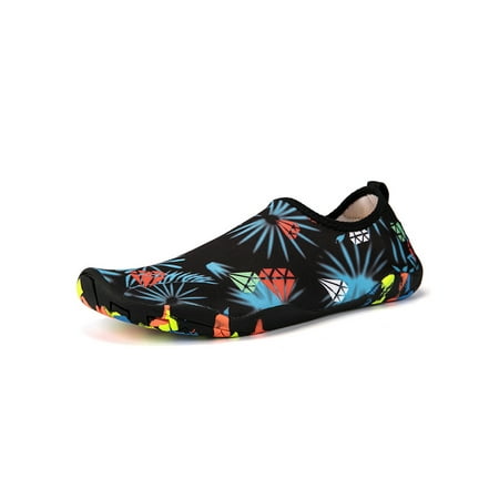 Rockomi Womens Mens Aqua Socks Quick Dry Beach Shoe Swim Water Shoes Unisex Casual Lightweight Flats Comfort Surfing Star Diamond 10.5
Rockomi Womens Mens Aqua Socks Quick Dry Beach Shoe Swim Water Shoes Unisex Casual Lightweight Flats Comfort Surfing Star Diamond 10.5