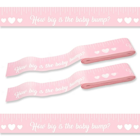 Party Hearty Baby Shower Games for Girls 2 Rolls 2 inch x 150 feet Tummy Measure Pink Measure Tape Fun & Easy to Play Party Favors and Supplies
Party Hearty Baby Shower Games for Girls 2 Rolls 2 inch x 150 feet Tummy Measure Pink Measure Tape Fun & Easy to Play Party Favors and Supplies