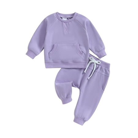 Wassery 2Pcs Toddler Boys Girls Fall Outfits Baby Girls Boy Long Sleeve Sweatshirt Pullover Tops Sweatpants 3M 6M 12M 18M 24M 3T Newborn Boy Girl Autumn Clothes
Wassery 2Pcs Toddler Boys Girls Fall Outfits Baby Girls Boy Long Sleeve Sweatshirt Pullover Tops Sweatpants 3M 6M 12M 18M 24M 3T Newborn Boy Girl Autumn Clothes