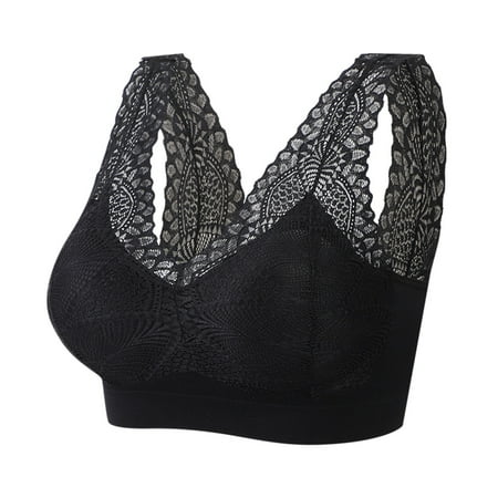Dqueduo Wirefree Bras for Women Plus Size Lace Bra Wirefreee Extra-Elastic Bra Active Yoga Sports Bras 32B-40B Summer Savings Clearance
Dqueduo Wirefree Bras for Women Plus Size Lace Bra Wirefreee Extra-Elastic Bra Active Yoga Sports Bras 32B-40B Summer Savings Clearance