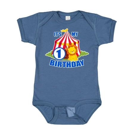 Inktastic Its My Birthday Circus Tent with Lion 1 Year Old Gift Baby Boy or Baby Girl Bodysuit
Inktastic Its My Birthday Circus Tent with Lion 1 Year Old Gift Baby Boy or Baby Girl Bodysuit