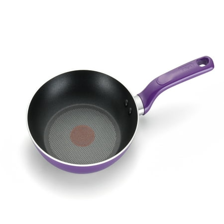 T-fal, Excite Nonstick, C97007, Dishwasher Safe Cookware, 11.5 Inch Fry Pan, Purple Grape