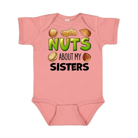 Inktastic Nuts About My Sisters Peanut Almond Pistachio Gift Baby Boy or Baby Girl Bodysuit
Inktastic Nuts About My Sisters Peanut Almond Pistachio Gift Baby Boy or Baby Girl Bodysuit