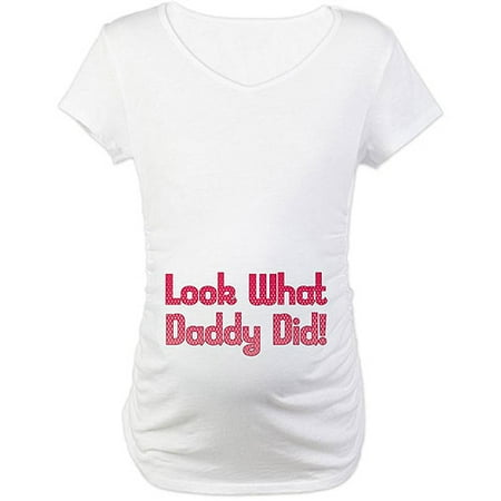 Maternity Look what Daddy Did Graphic Tee