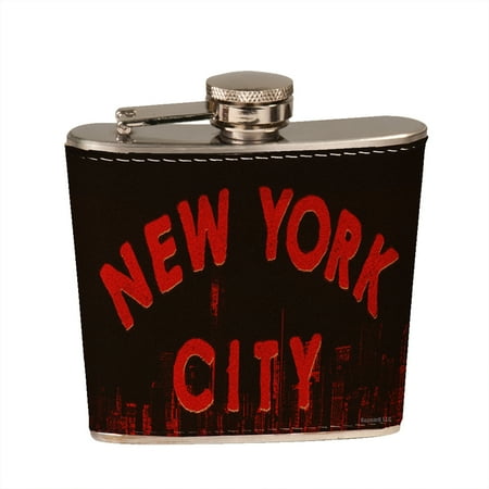 KuzmarK 6 oz. Leather Pocket Hip Liquor Flask - New York City Skyline Red
KuzmarK 6 oz. Leather Pocket Hip Liquor Flask - New York City Skyline Red