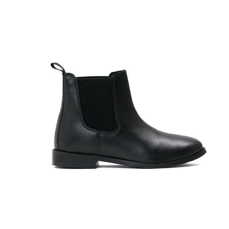 RESISTANCE Women s Black Chelsea Boots- Genuine Leather