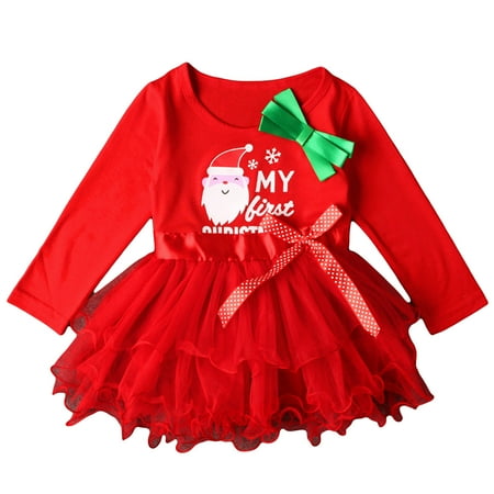 OVTICZA Baby Toddler Tulle Tutu Christmas Dress Spring Long Sleeve Sundress Bow Dresses for Girls Red 90
OVTICZA Baby Toddler Tulle Tutu Christmas Dress Spring Long Sleeve Sundress Bow Dresses for Girls Red 90