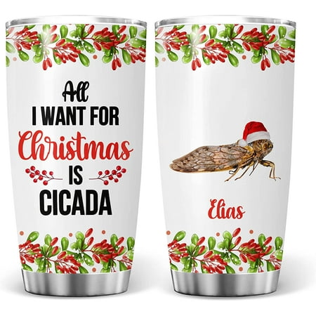 Athenstics Personalized All I Want For Christmas Is Cicada Keepsake Funny Gifts For Animal Lovers Pet Owners Xmas Tree Double Wall Vacuum Insulated Tumblers 20oz
Athenstics Personalized All I Want For Christmas Is Cicada Keepsake Funny Gifts For Animal Lovers Pet Owners Xmas Tree Double Wall Vacuum Insulated Tumblers 20oz
