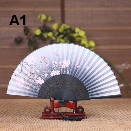 Erqing Laughing Fan Silk Female Fan Silk Lady Folding Fan Cherry Blossom Bamboo Fan and Wind Folding Fan
Erqing Laughing Fan Silk Female Fan Silk Lady Folding Fan Cherry Blossom Bamboo Fan and Wind Folding Fan