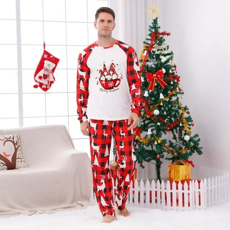 Tepsmf Christmas Pajamas For Family Christmas Man Daddy Plaid Print Blouse Tops+Pants Family Clothes Pajamas Women Pajamas Red
Tepsmf Christmas Pajamas For Family Christmas Man Daddy Plaid Print Blouse Tops+Pants Family Clothes Pajamas Women Pajamas Red