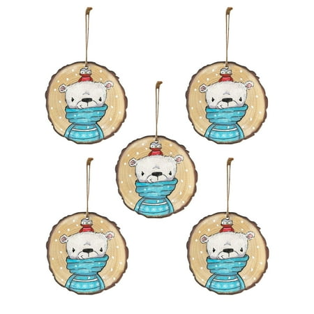 Chiccall Lovely Christmas Round Wooden Hanging Animal Print Pendant Indoor Outdoor Christmas Decorations for Home Party on Clearance
Chiccall Lovely Christmas Round Wooden Hanging Animal Print Pendant Indoor Outdoor Christmas Decorations for Home Party on Clearance
