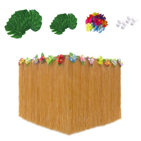 NUOLUX 59pcs Hawaiian Party Table Skirt Desk Skirt with Simulation Monstera for Luau Party Decoration (Set 3)
NUOLUX 59pcs Hawaiian Party Table Skirt Desk Skirt with Simulation Monstera for Luau Party Decoration (Set 3)