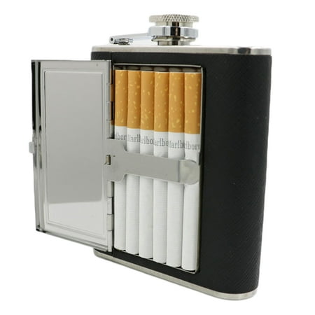 JANGSLNG Cigarette Case 5/6oz Stainless Steel Hip Flask Wine Liquor Alcohol Drinkware
JANGSLNG Cigarette Case 5/6oz Stainless Steel Hip Flask Wine Liquor Alcohol Drinkware
