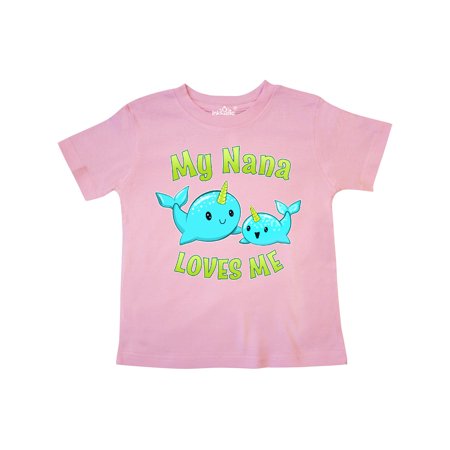 Inktastic My Nana loves me- cute narwhal Gift Toddler Boy or Toddler Girl T-Shirt
Inktastic My Nana loves me- cute narwhal Gift Toddler Boy or Toddler Girl T-Shirt