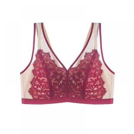 Women s Lace Bra Full Coverage V Neck Bralette Sexy Plus Size Wireless Sleep Bra L-XXXL
Women s Lace Bra Full Coverage V Neck Bralette Sexy Plus Size Wireless Sleep Bra L-XXXL