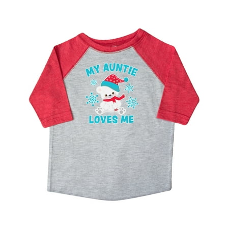 Inktastic Polar Bear My Auntie Loves Me in Santa Hat with Snowflakes Gift Toddler Boy or Toddler Girl T-Shirt
Inktastic Polar Bear My Auntie Loves Me in Santa Hat with Snowflakes Gift Toddler Boy or Toddler Girl T-Shirt