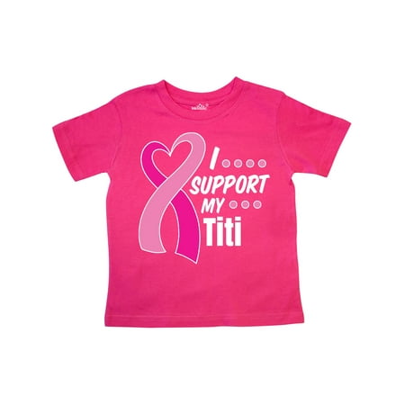 Inktastic Breast Cancer Awareness I Support My Titi with Pink Ribbon Gift Toddler Boy or Toddler Girl T-Shirt
Inktastic Breast Cancer Awareness I Support My Titi with Pink Ribbon Gift Toddler Boy or Toddler Girl T-Shirt