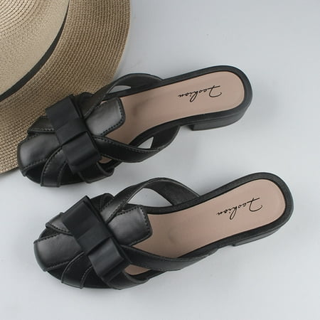 ZHELIYO Women s sandals Women Sandals Summer Fashion Simple Solid Color Comfortable Square Heel Thick Heel Round Toe Slip On Sandals Black 6
ZHELIYO Women s sandals Women Sandals Summer Fashion Simple Solid Color Comfortable Square Heel Thick Heel Round Toe Slip On Sandals Black 6