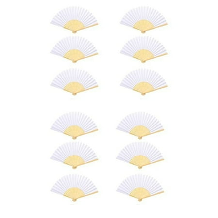 12 Pcs Hand Fan White Fan Paper Fan Wedding Fan Pocket Fan Folding Fan Guest Gift For Wedding Birthday High School Ball Summer Party (White)
12 Pcs Hand Fan White Fan Paper Fan Wedding Fan Pocket Fan Folding Fan Guest Gift For Wedding Birthday High School Ball Summer Party (White)