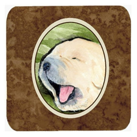 Golden Retriever Foam Coasters Set - 4