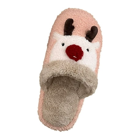 Slippers for Women Christmas Deer Slippers for Men And Women Winter Warm Cotton House Slippers Womens Slippers Suede Pink 40-41
Slippers for Women Christmas Deer Slippers for Men And Women Winter Warm Cotton House Slippers Womens Slippers Suede Pink 40-41