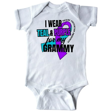 Inktastic Suicide Prevention I Wear Teal and Purple for My Grammy Gift Baby Boy or Baby Girl Bodysuit
Inktastic Suicide Prevention I Wear Teal and Purple for My Grammy Gift Baby Boy or Baby Girl Bodysuit