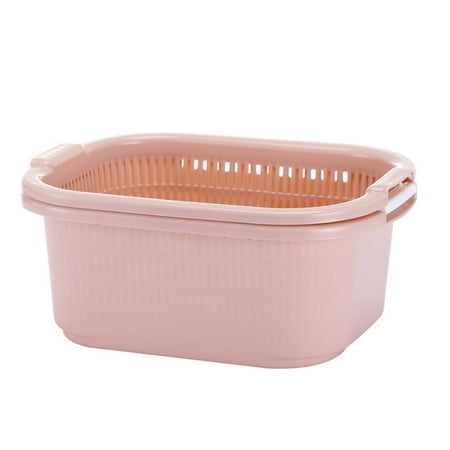 HOMEMAXS 1 set of Washing Drain Basket Drain Holder Storage Drain Basket Fruit Drain Basket