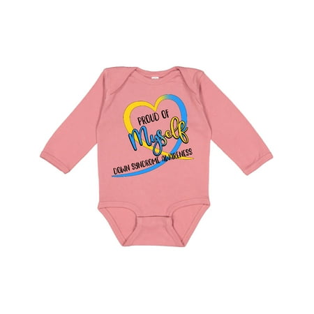 Inktastic Proud of Myself Down Syndrome Awareness Heart Ribbon Gift Baby Boy or Baby Girl Long Sleeve Bodysuit
Inktastic Proud of Myself Down Syndrome Awareness Heart Ribbon Gift Baby Boy or Baby Girl Long Sleeve Bodysuit