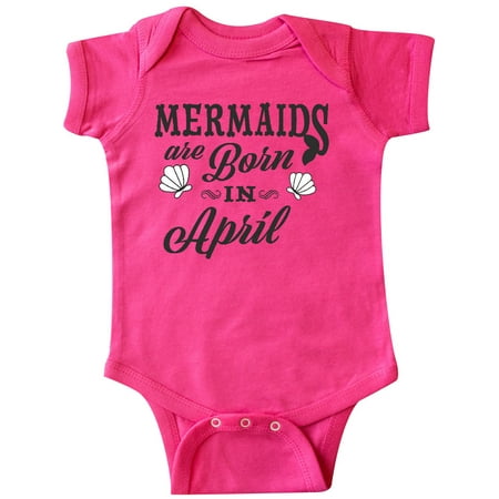 Inktastic Mermaids are born in April Birthday Gift Baby Boy or Baby Girl Bodysuit
Inktastic Mermaids are born in April Birthday Gift Baby Boy or Baby Girl Bodysuit