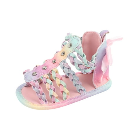 Honeeladyy Clearance under 5$ Toddler Shoes Baby Girls Cute Fashion Rhinestones Weave Hollow Out Bow Non-slip Soft Bottom Sandals
Honeeladyy Clearance under 5$ Toddler Shoes Baby Girls Cute Fashion Rhinestones Weave Hollow Out Bow Non-slip Soft Bottom Sandals