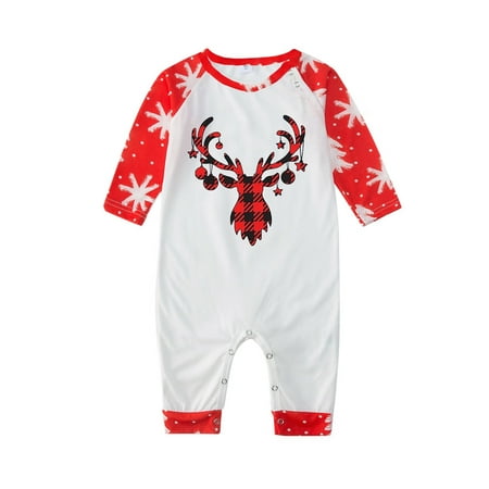 Nomeni Family Family Christmas Pajamas Homewear Set Christmas Deer Print Pajamas Holiday Pajamas Set Parent Wear