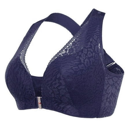 KDDYLITQ Bra for Women s Front Close Bralette Lace Criss Cross Push Up Racerback Navy 100D
KDDYLITQ Bra for Women s Front Close Bralette Lace Criss Cross Push Up Racerback Navy 100D